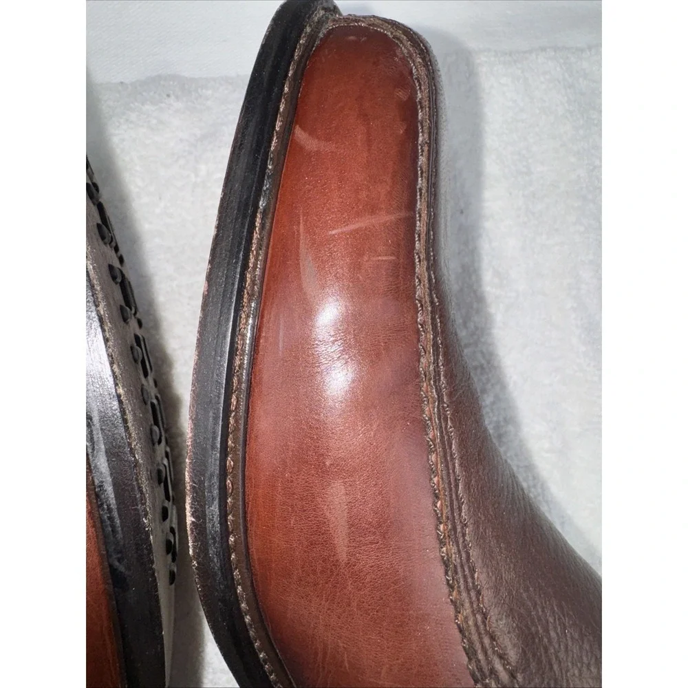 BOSTONIAN First Flex‎ Men's Brown Leather Slip On Loafer 22816 Size 10.5 M